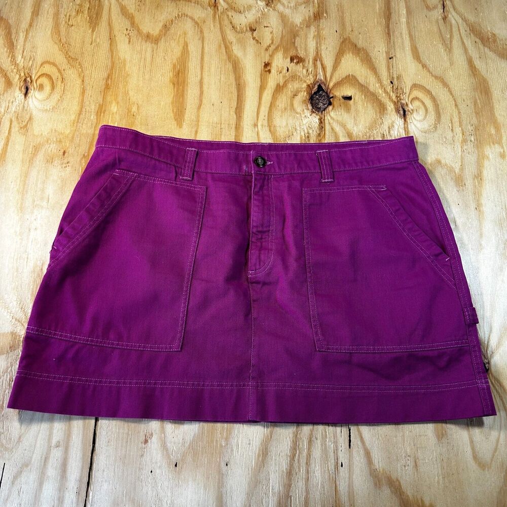 Old Navy Magenta Twill Utility Skirt - Plus Size 20